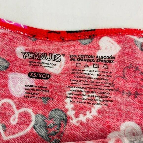 Briefly Stated Peanuts Snoopy Valentine Hipster Size XSmall - Picture 4 of 7